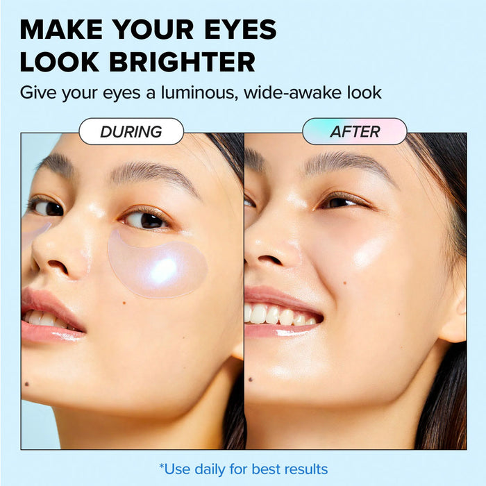 I Dew Care Starlit Kitten Brightening Hydrogel Eye Patch Nudie Glow Australia