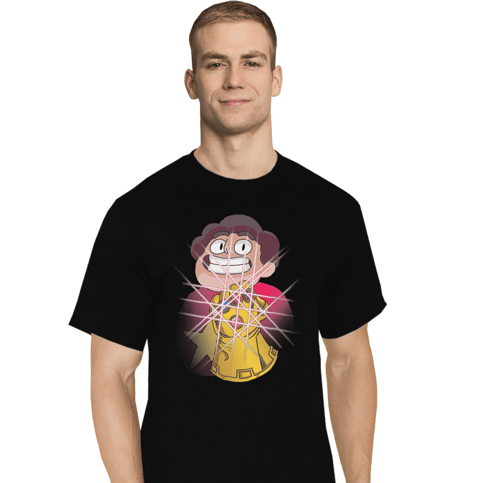 Shirts T-Shirts, Tall / Large / Black Steven and the Infinity Gems