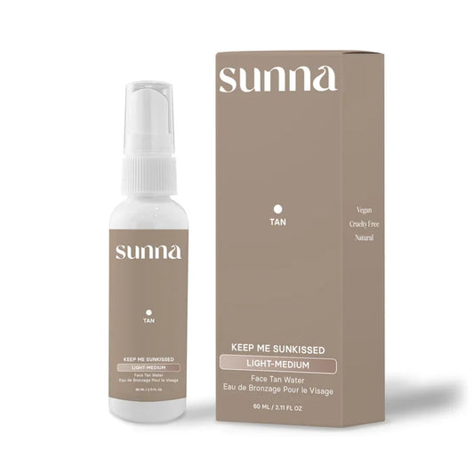 SunnaTan Face Tan Water Light-Medium 60mL
