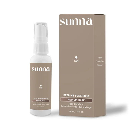 SunnaTan Face Tan Water Medium-Dark 60mL