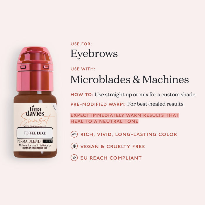 Sunset Brow Pigments LUXE - Tina Davies Professional