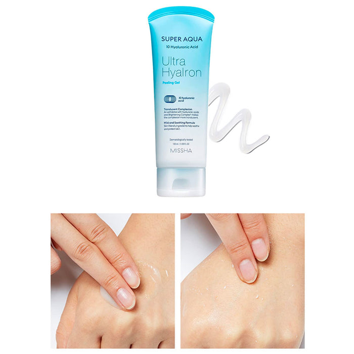 Missha Super Aqua Ultra Hyalron Peeling Gel Nudie Glow Australia