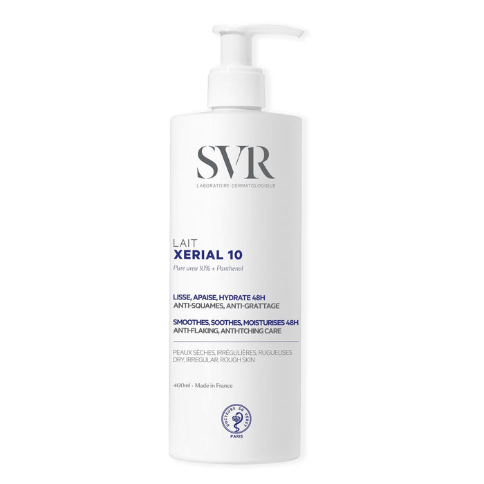 SVR XERIAL 10 Ultra-Rich 48hr Urea Body Moisturiser, 400ml