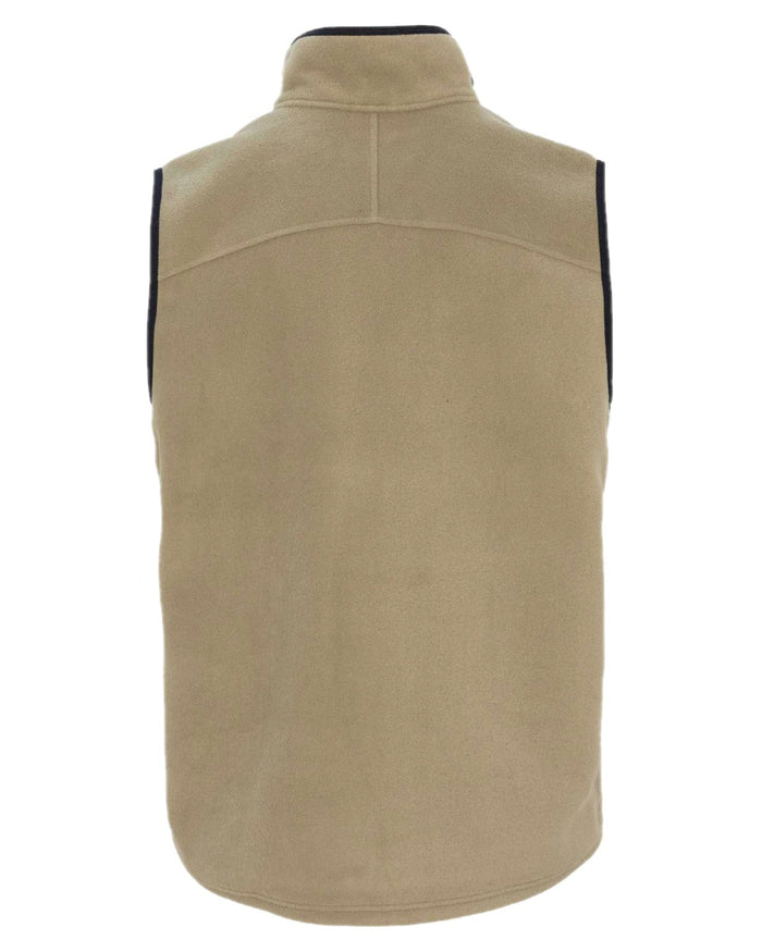 Tussock Coloured Swazi Sherpa Vest on white background #colour_tussock