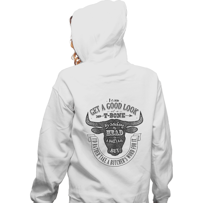 Zippered Hoodies, Unisex / Small / White