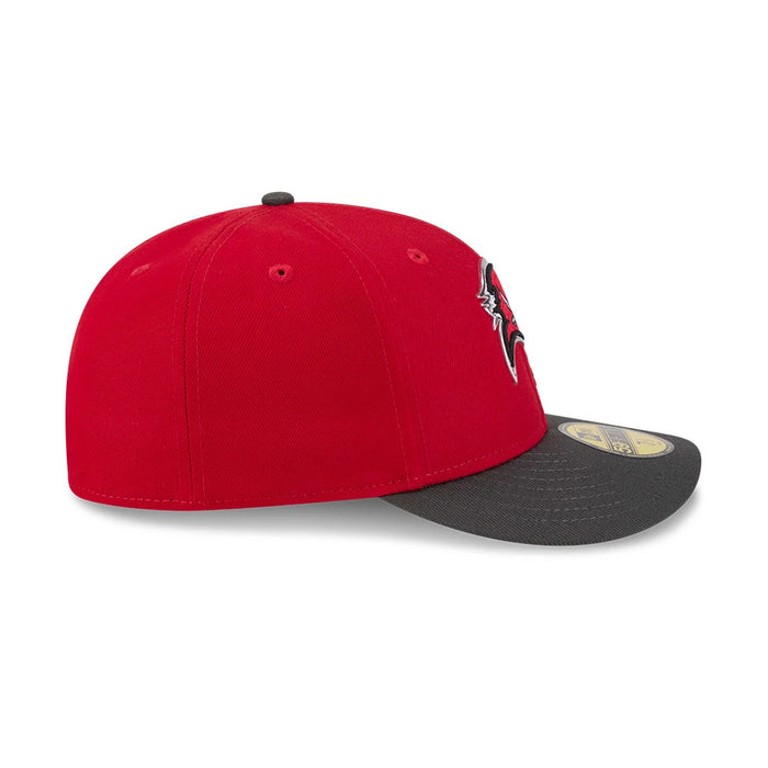 Pictured is this NFL Draft 2026 Tampa Bay Buccaneers 59FIFTY Fitted cap in red. 7