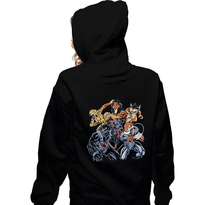 Zippered Hoodies, Unisex / Small / Black