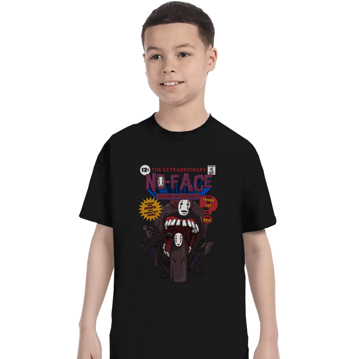 Shirts T-Shirts, Youth / XL / Black The Extraordinary No Face