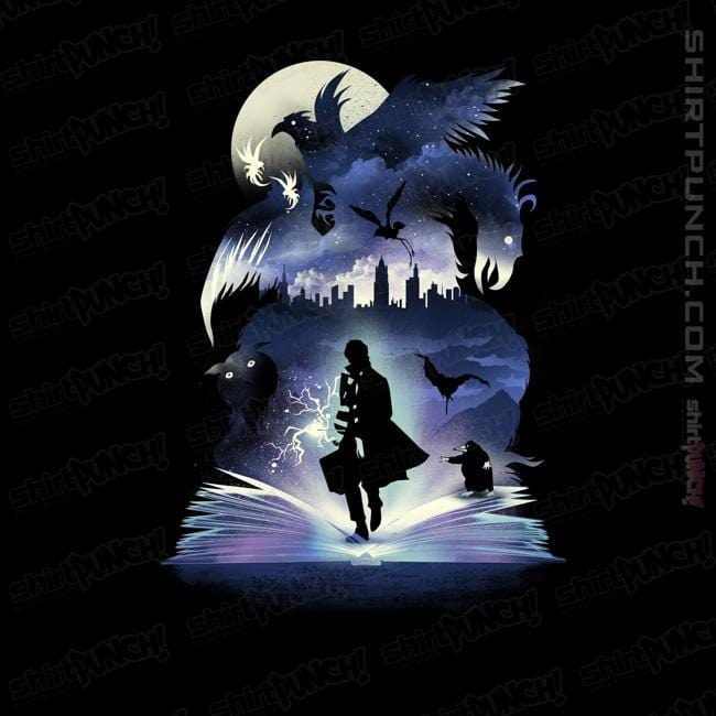 Shirts Magnets / 3"x3" / Black The Fantastic Book Of Magic