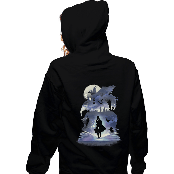 Zippered Hoodies, Unisex / Small / Black