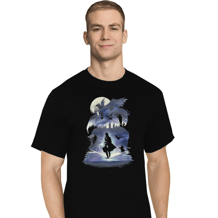 Shirts T-Shirts, Tall / Large / Black The Fantastic Book Of Magic