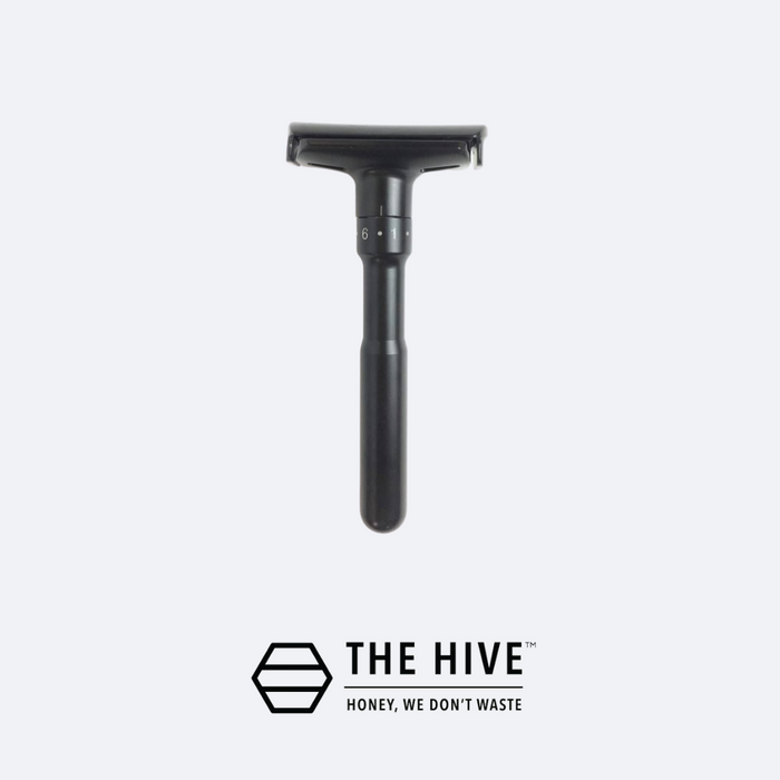 The Hive Adjustable Double Edge Safety Shaving Razor - Thehivebulkfoods