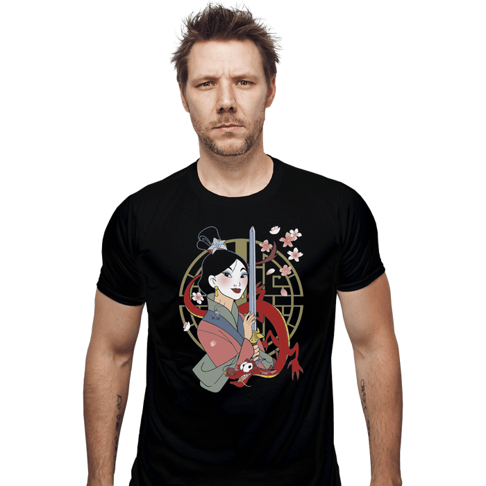 Shirts Fitted Shirts, Mens / Small / Black The Warrior Spirit