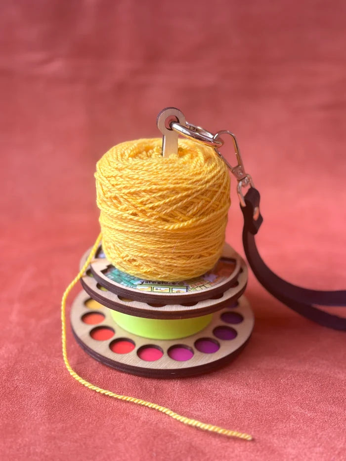 The Whirl - Mini Minder Yarn Spinner Accessory by Lemonwood