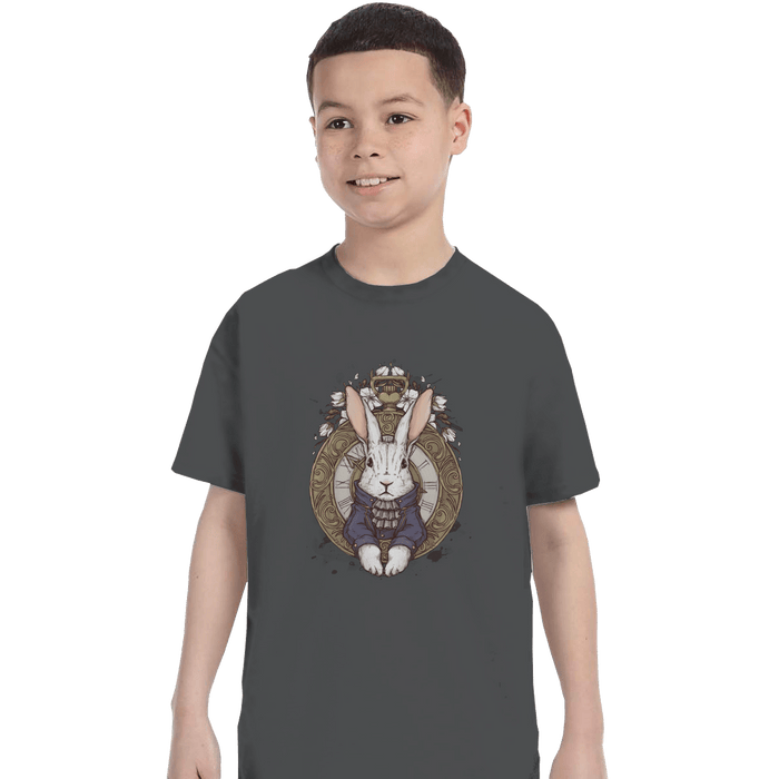 Shirts T-Shirts, Youth / XL / Charcoal The White Rabbit