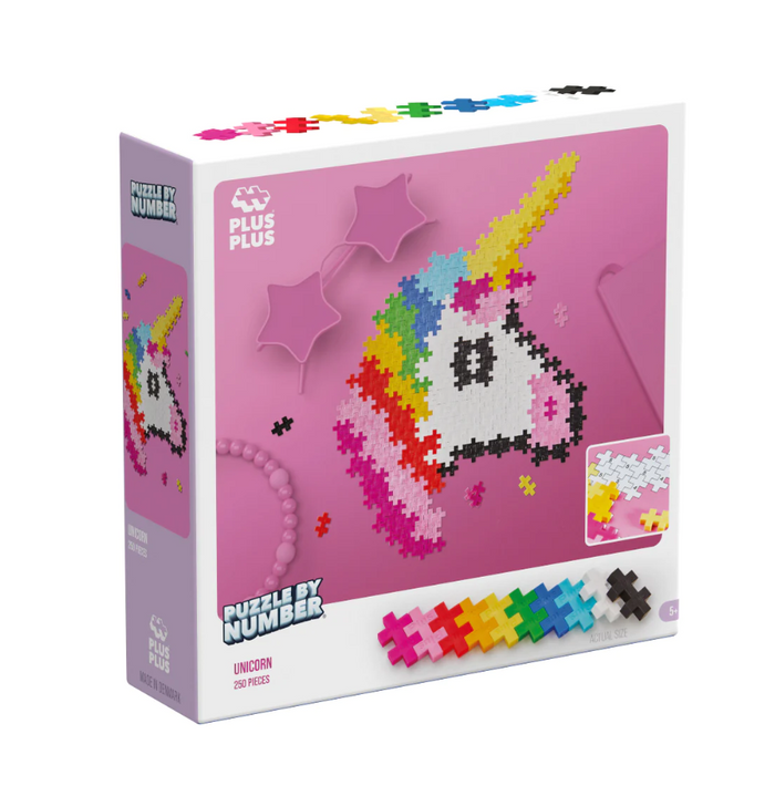 UNICORN 250PC PUZZLE BY NUMBER