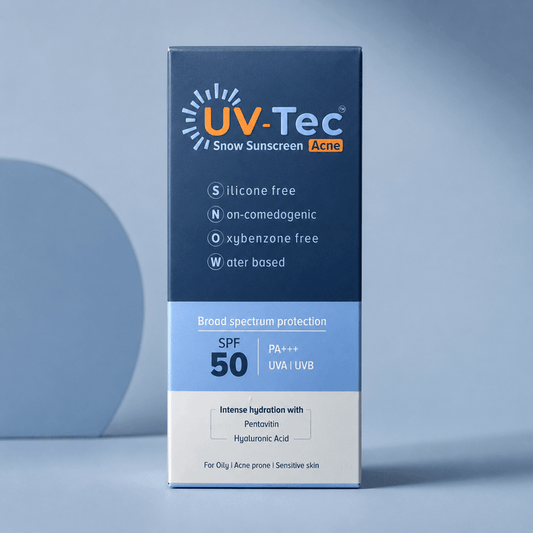 UV - Tec Snow Sunscreen Acne SPF 50 PA+++ - Cosmosentials