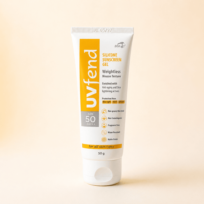 UVfend Silicone Sunscreen Gel SPF 50 PA+++ - Cosmosentials