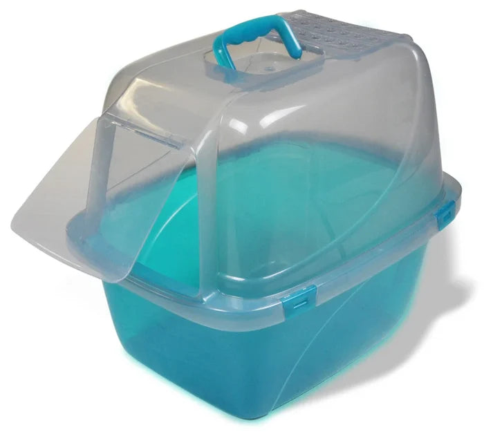 Van Ness Plastics Translucent Enclosed Cat Litter Box, random colors