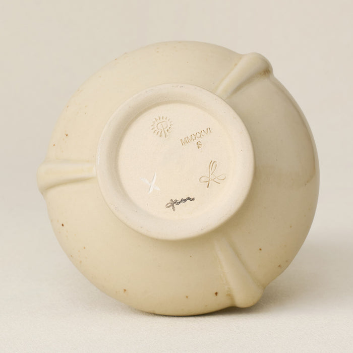 Close-up details of the one-of-a-kind vase.