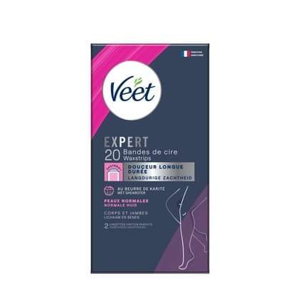 Veet Cold Wax Strips Expert Normal Legs