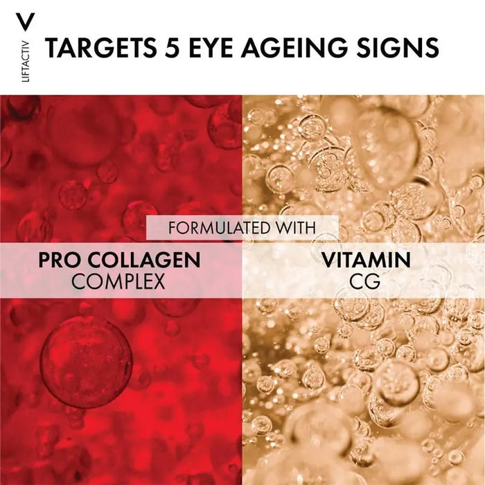 Vichy Liftactiv Collagen Specialist Antiaging Antiwrinkle Eye Cream 15ml Vichy
