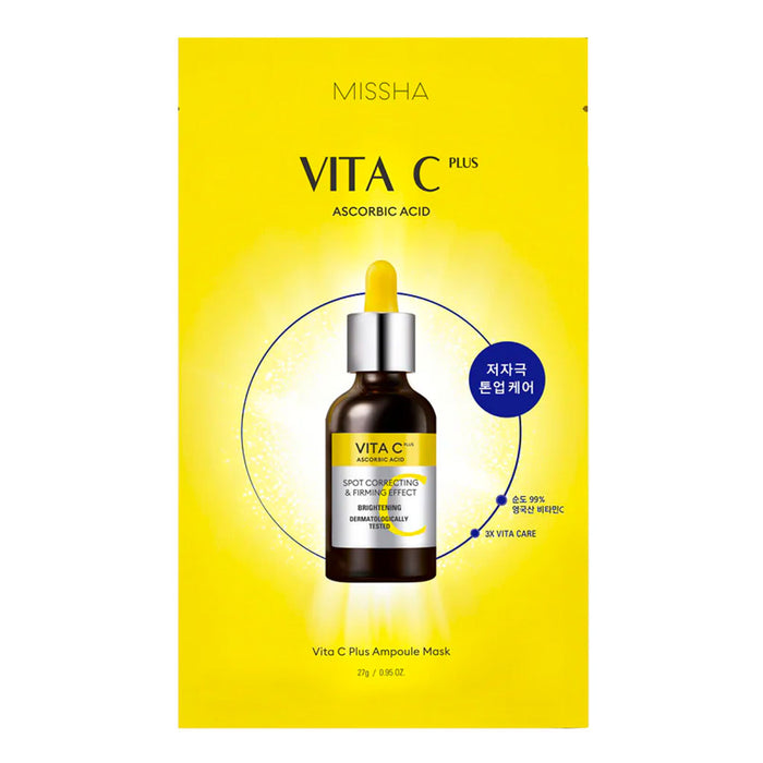 Missha Vita C Plus Ampoule Beauty Mask Nudie Glow Australia