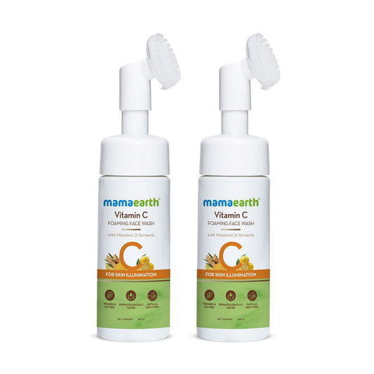 vitamin c foaming face wash pack of 2