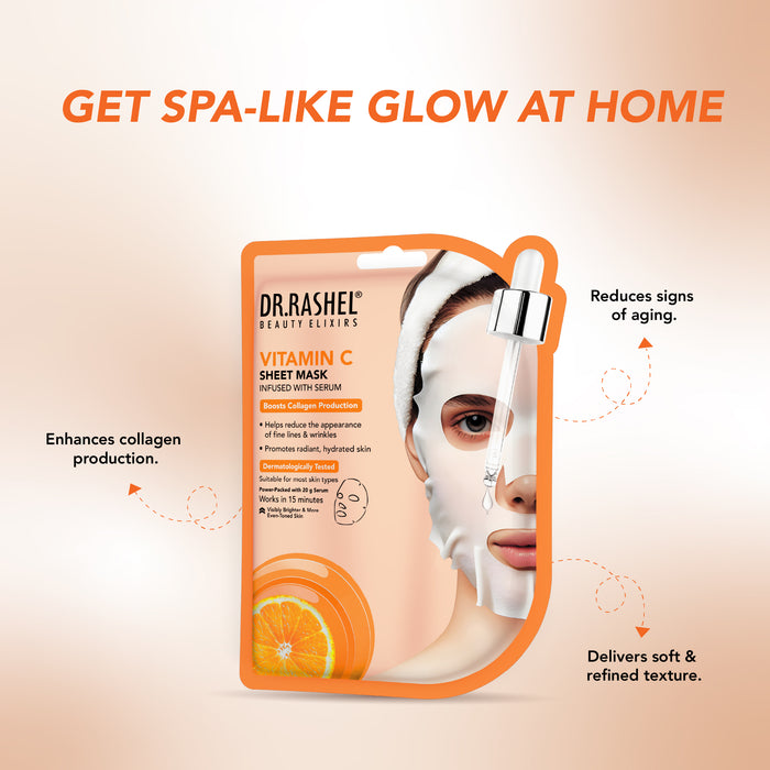 Vitamin C Sheet Mask with Serum