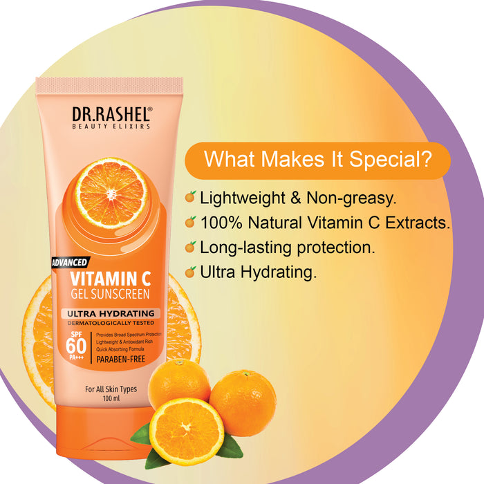 Vitamin C Sunscreen SPF 60 benefits