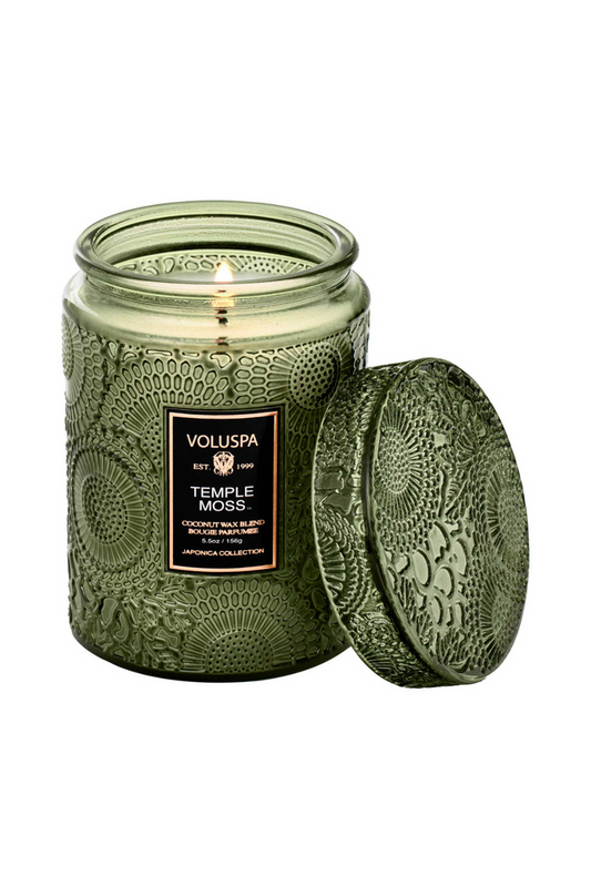 Temple Moss Glass Candle-Voluspa-ECOVIBE