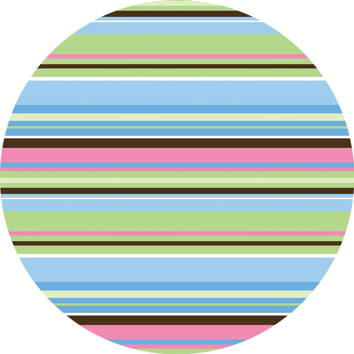 Wall Pops Ribbon Candy Blue Circles - all4wallswall-paper