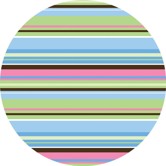 Wall Pops Ribbon Candy Blue Circles - all4wallswall-paper