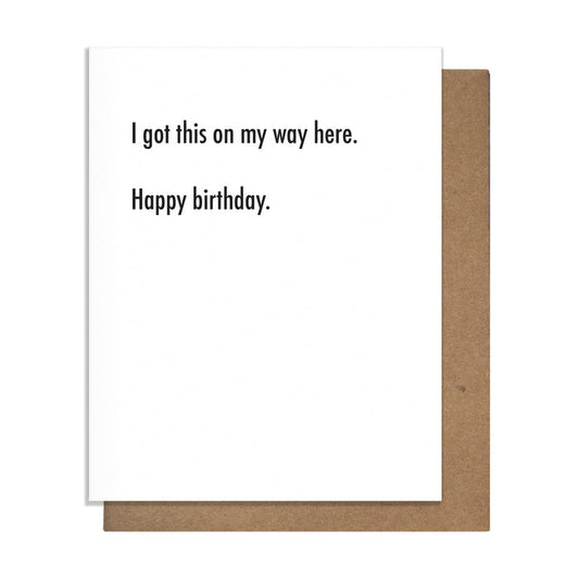 Way Here Card - Domestic Domestic