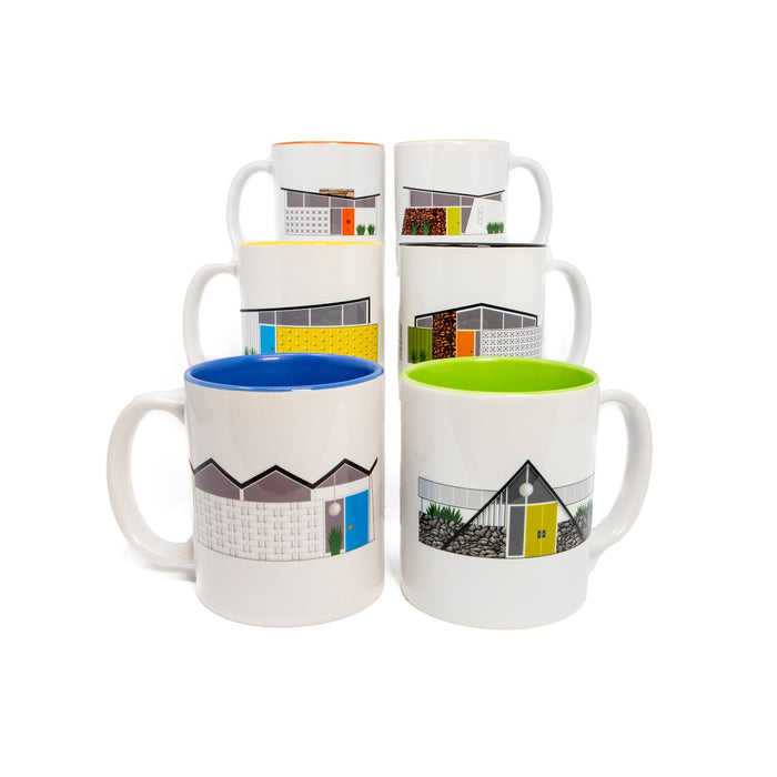 Wedge Roof Midcentury House Mug - Destination PSP