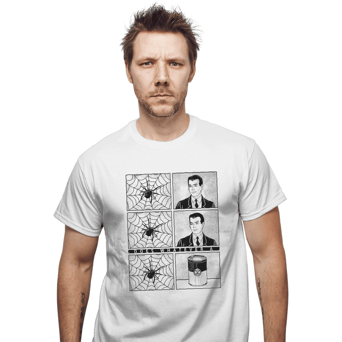 Shirts T-Shirts, Unisex / Small / White Whatever a Spider Can