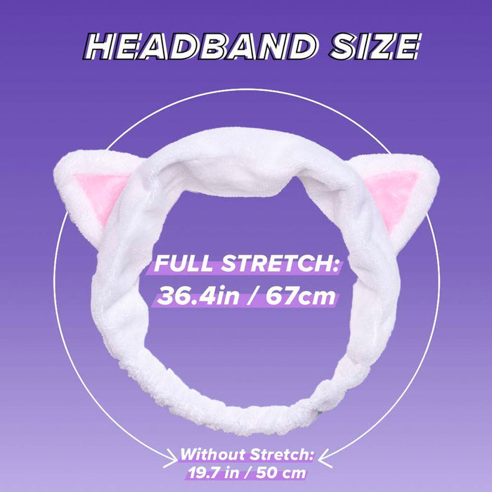 I DEW CARE White Cat Headband Nudie Glow Australia
