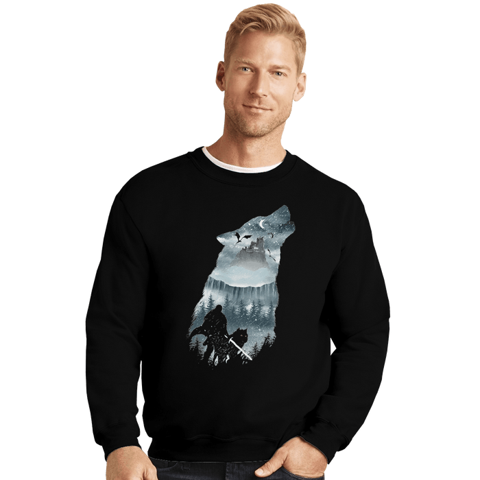 Crewneck Sweater, Unisex / Small / Black
