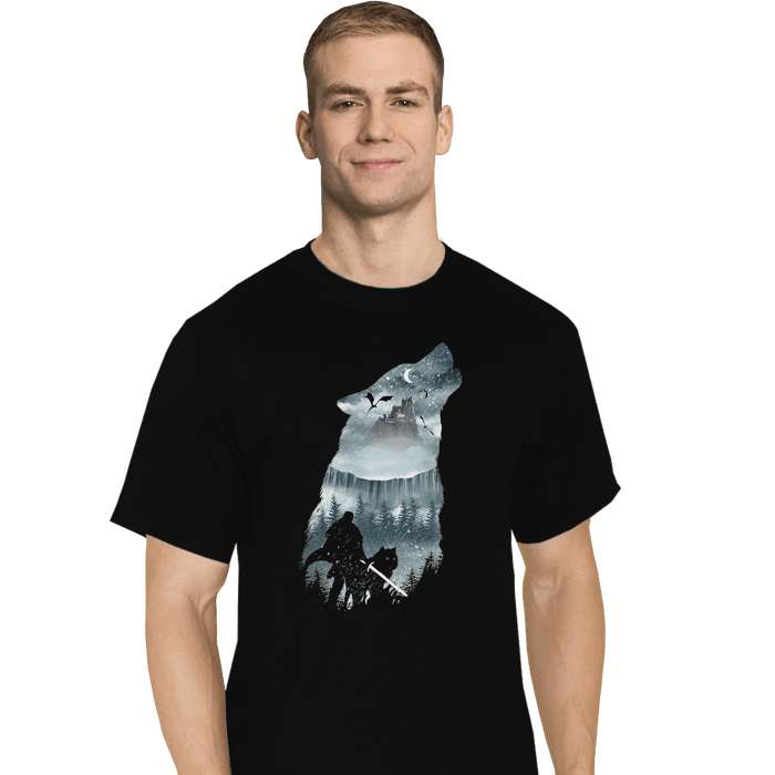 Shirts T-Shirts, Tall / Large / Black Winter Has Come
