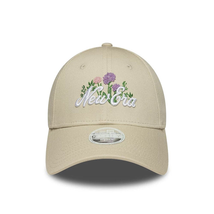 Pictured is this Womens New Era Beaded 9FORTY cap in light beige. 2