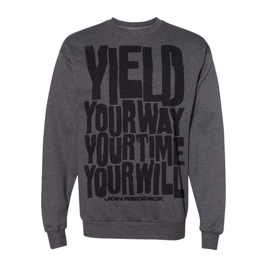 Jon Reddick Yield Grey Crewneck Sweater