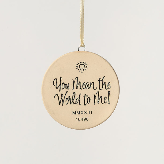 You Mean the World to Me, Hippo Ornament, Melody