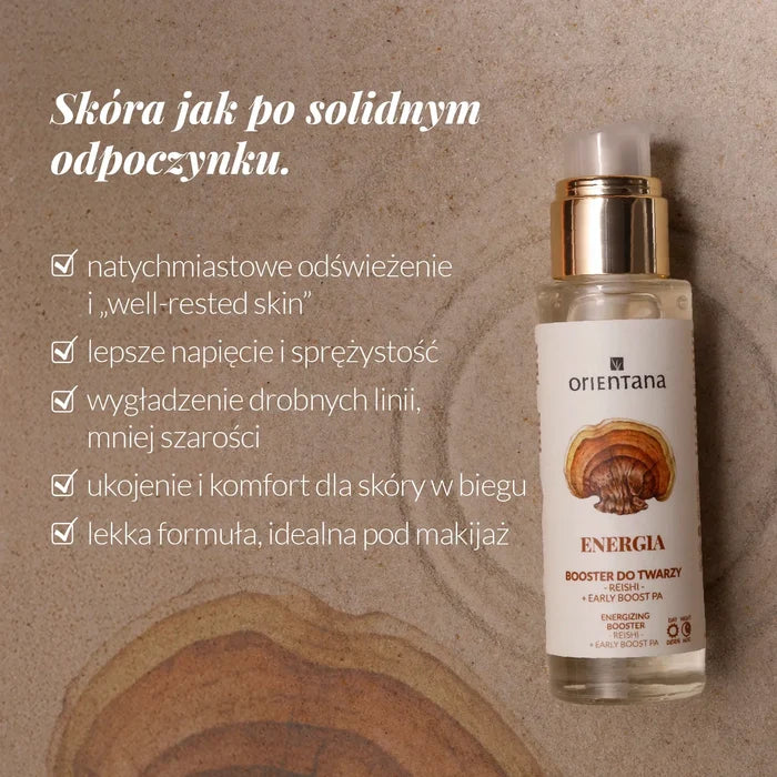 Zestaw odmładzający i anti-aging Reishi - booster, krem nocny i serum z retinolem